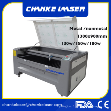1300x900mm en caoutchouc en métal acrylique CO2 Machine de coupe laser laser